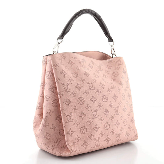 Louis Vuitton Babylone PM Hobo Mahina Leer