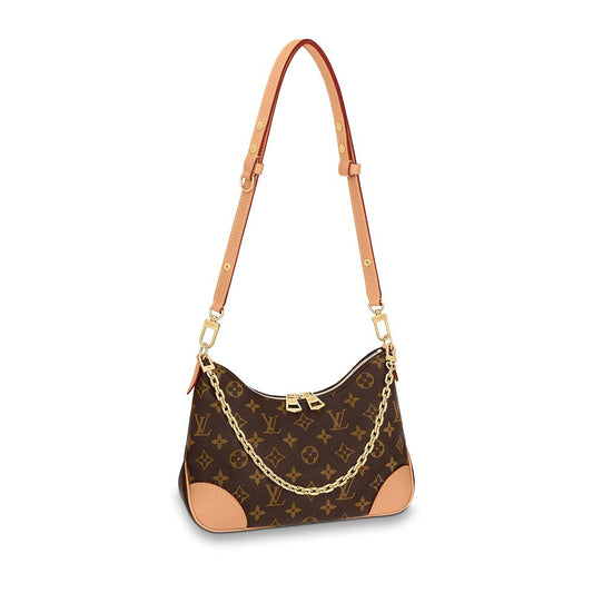 Louis Vuitton Boulogne Tas (NATURAL Bruin)