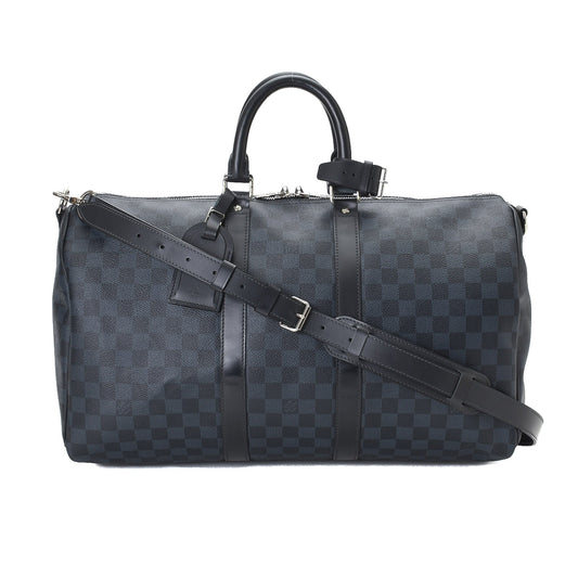 Louis Vuitton Keepall Bandouliere Tas Damier Graphite 55