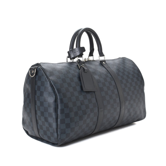 Louis Vuitton Keepall Bandouliere Tas Damier Graphite 55