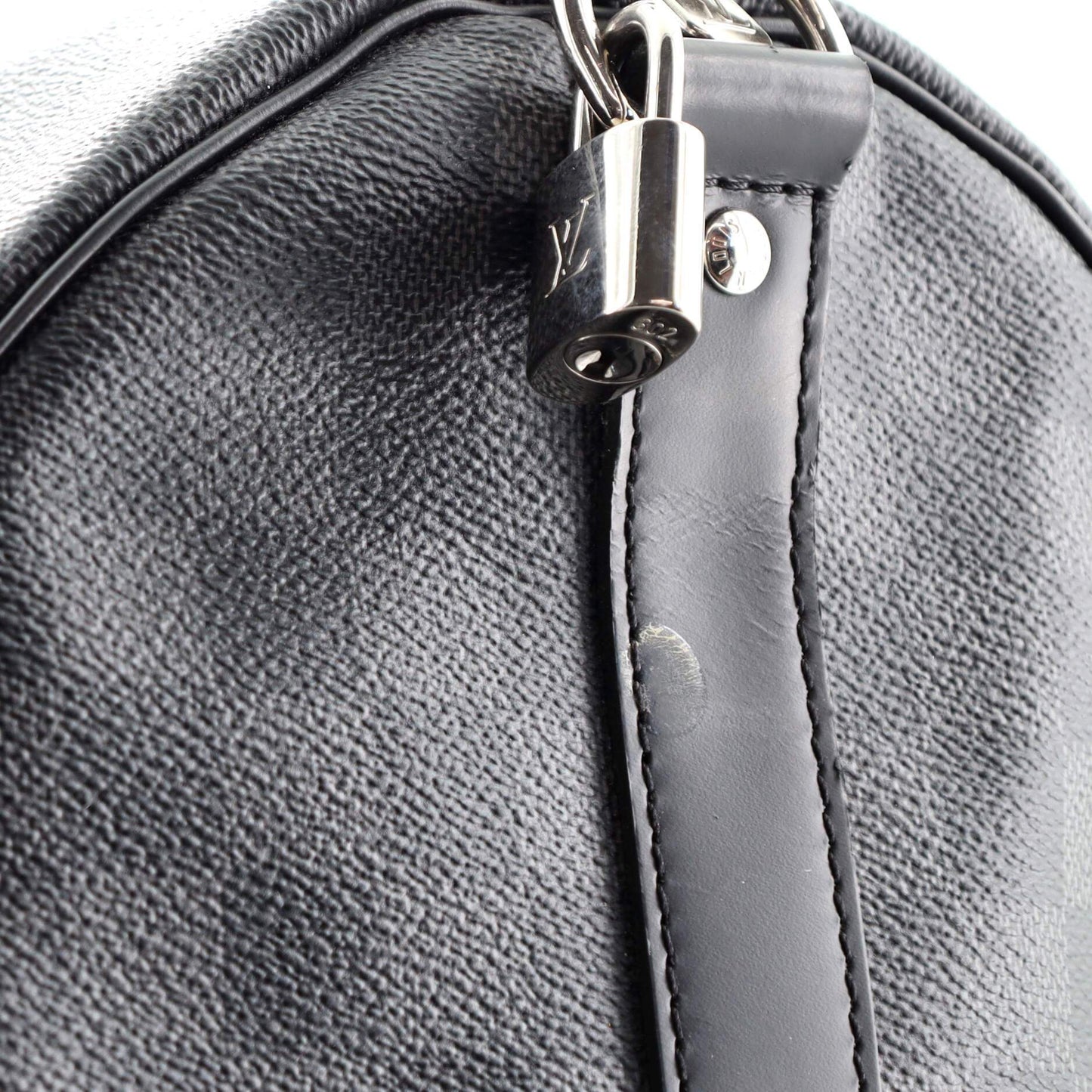 Louis Vuitton Keepall Bandouliere Tas Damier Graphite 55