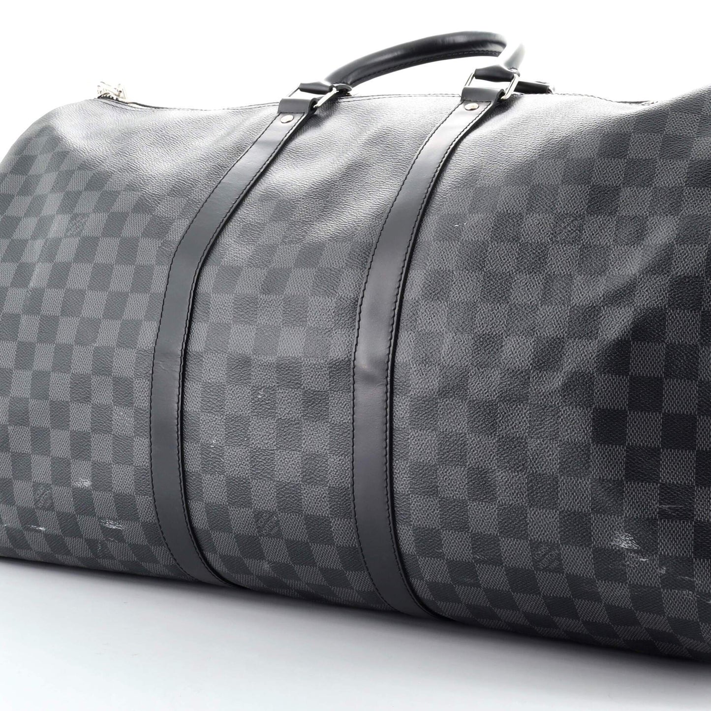 Louis Vuitton Keepall Bandouliere Tas Damier Graphite 55