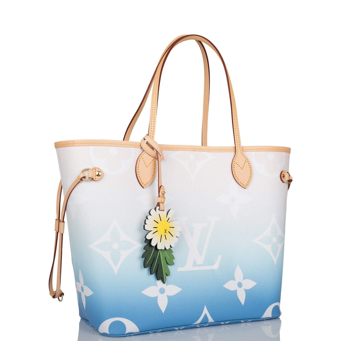 Louis Vuitton Blauw By The Pool Giant Monogram Neverfull MM