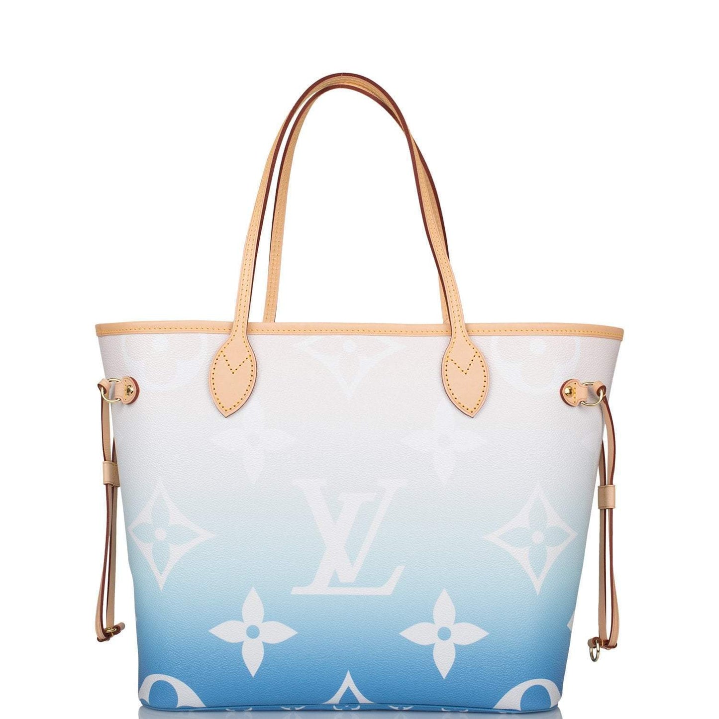 Louis Vuitton Blauw By The Pool Giant Monogram Neverfull MM