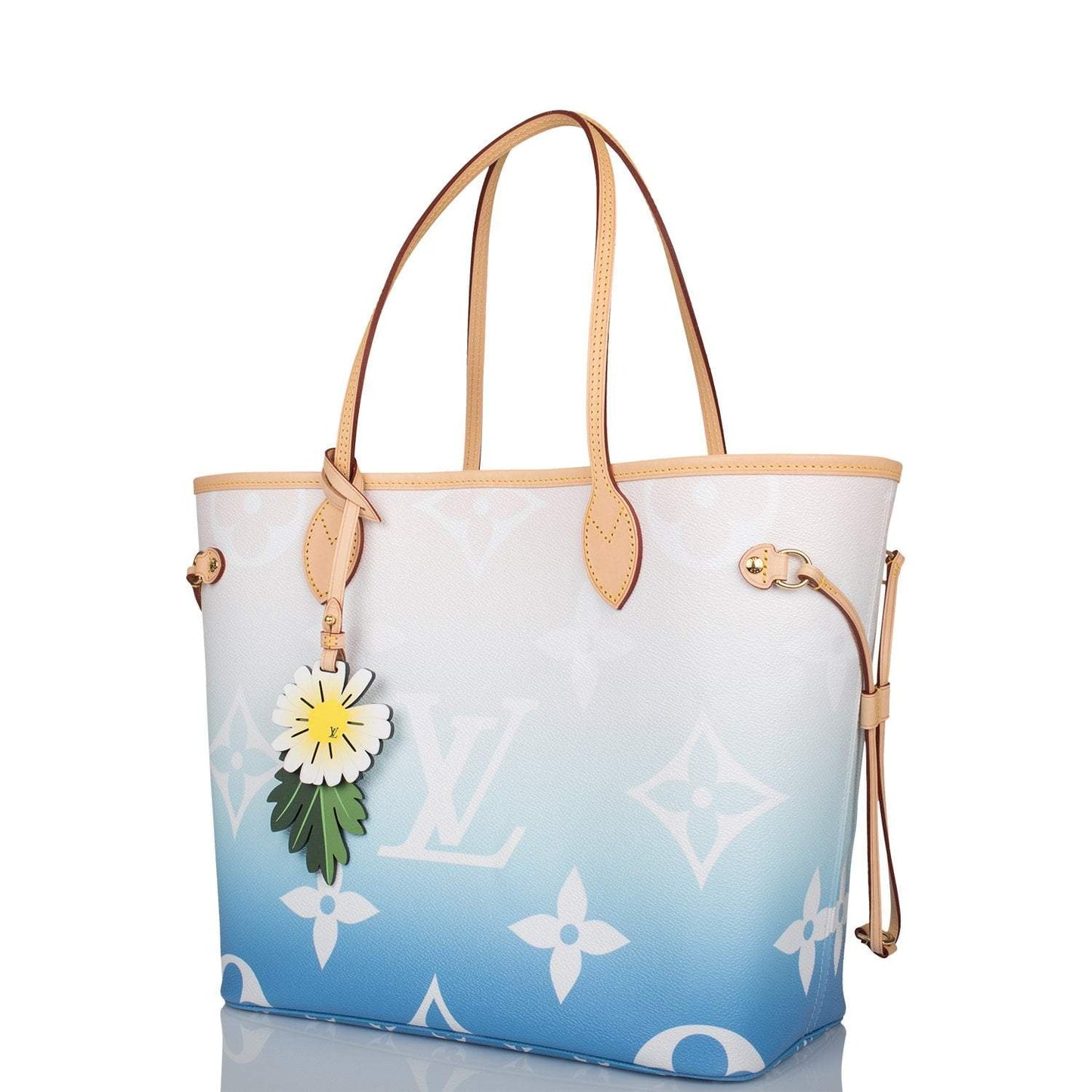 Louis Vuitton Blauw By The Pool Giant Monogram Neverfull MM