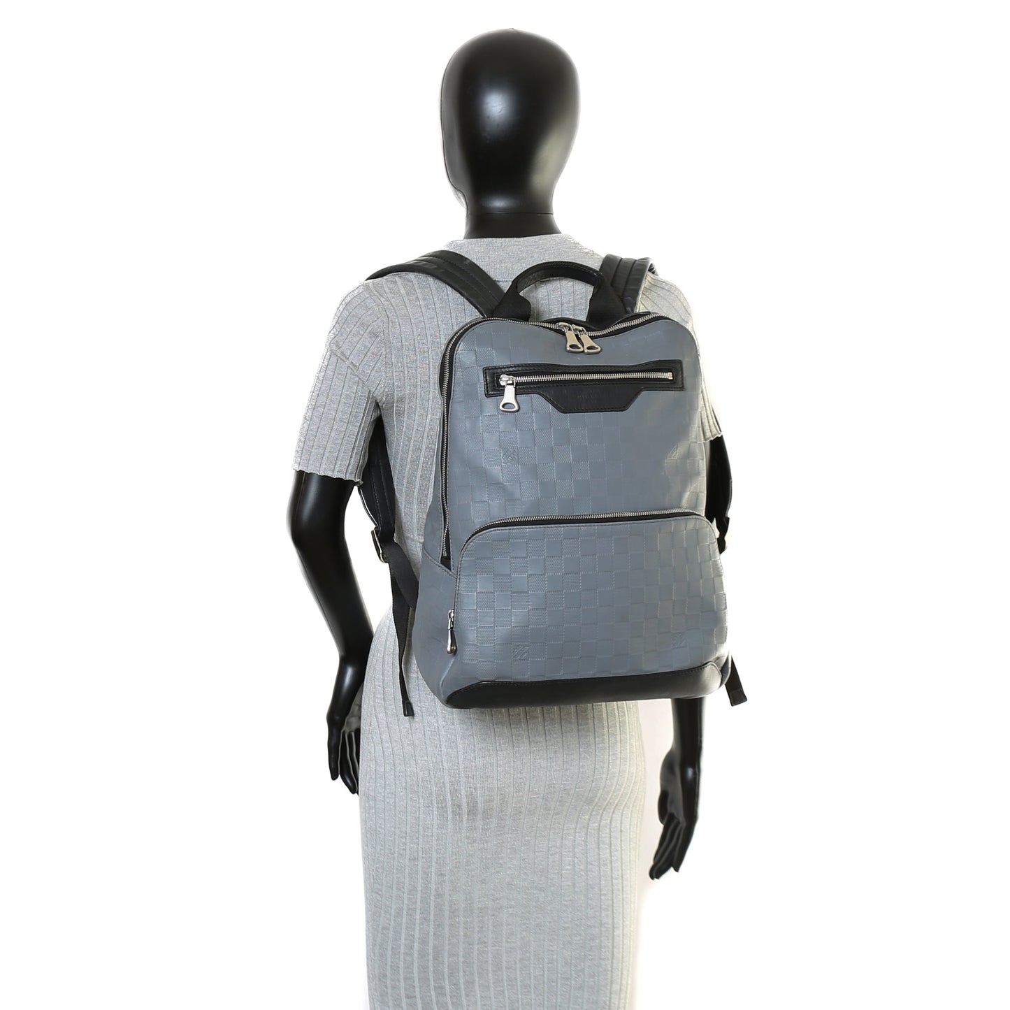 LOUIS VUITTON Avenue Damier Infini Leer Rugzak - Grijs OUTLET FINAL SALE