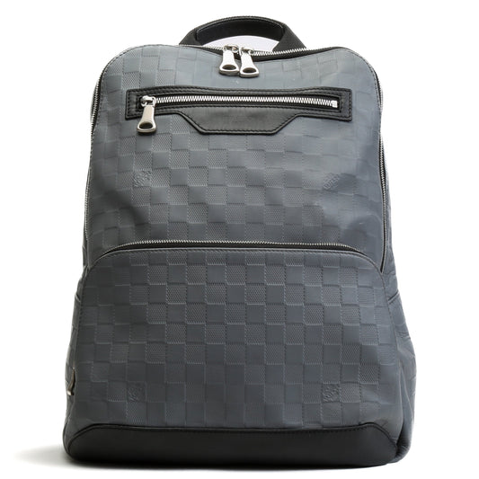 LOUIS VUITTON Avenue Damier Infini Leer Rugzak - Grijs OUTLET FINAL SALE