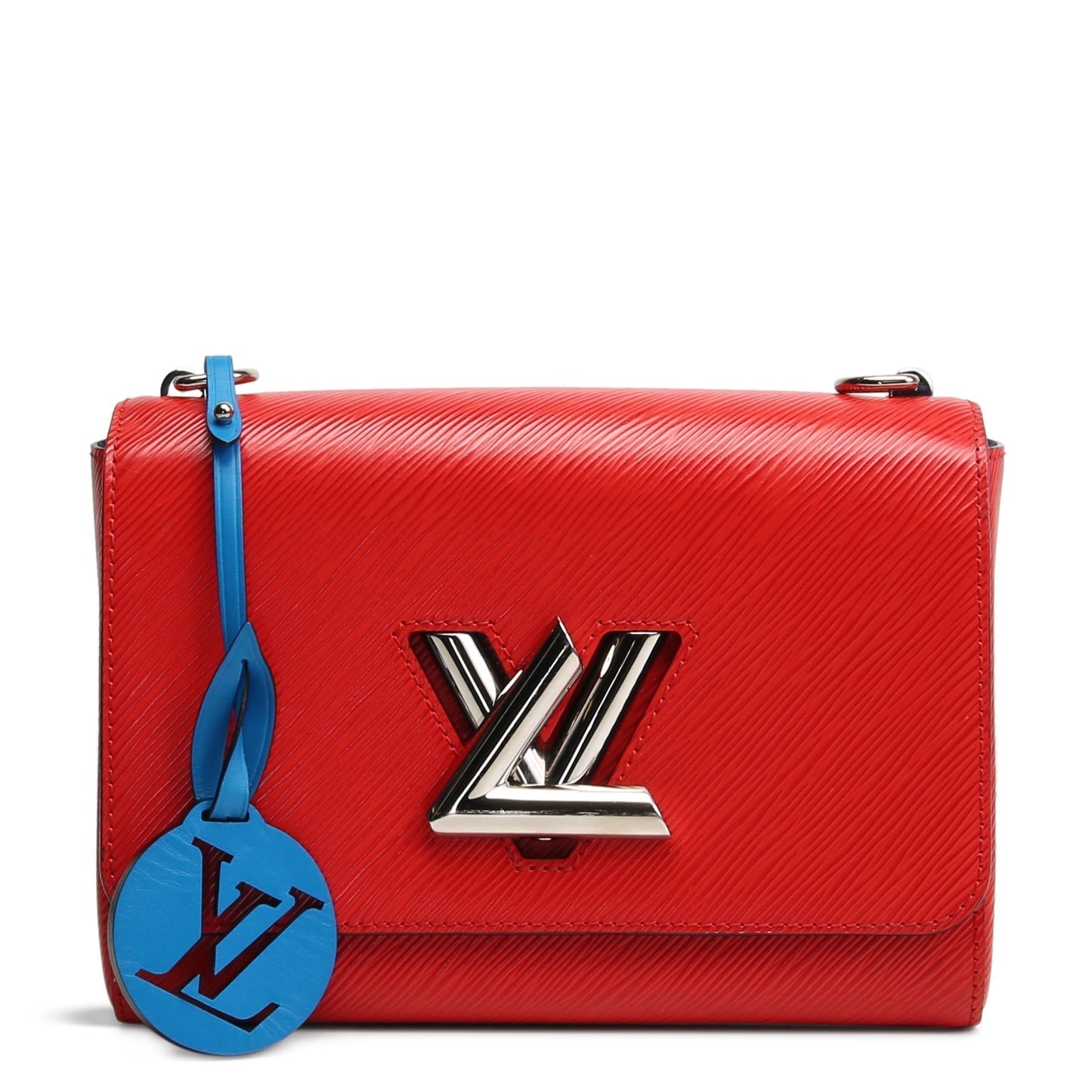 LOUIS VUITTON Braided Strap Epi Twist Shoulder Tas - Rood