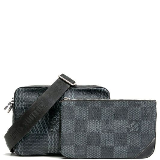LOUIS VUITTON Damier Graphite Inifini 3D Trio - OUTLET - FINAL SALE