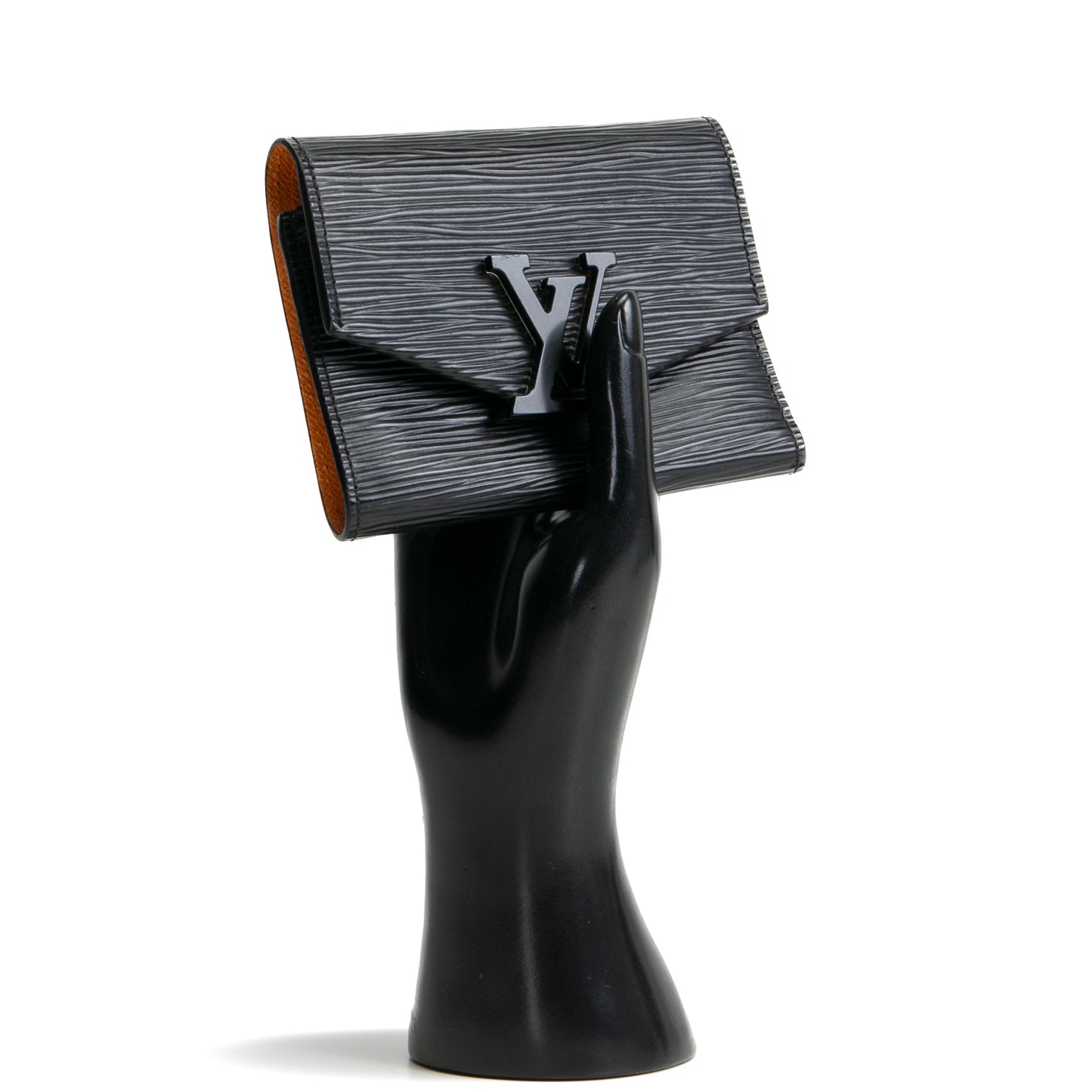 Louis Vuitton Epi Grenelle Compact Portemonnee Zwart