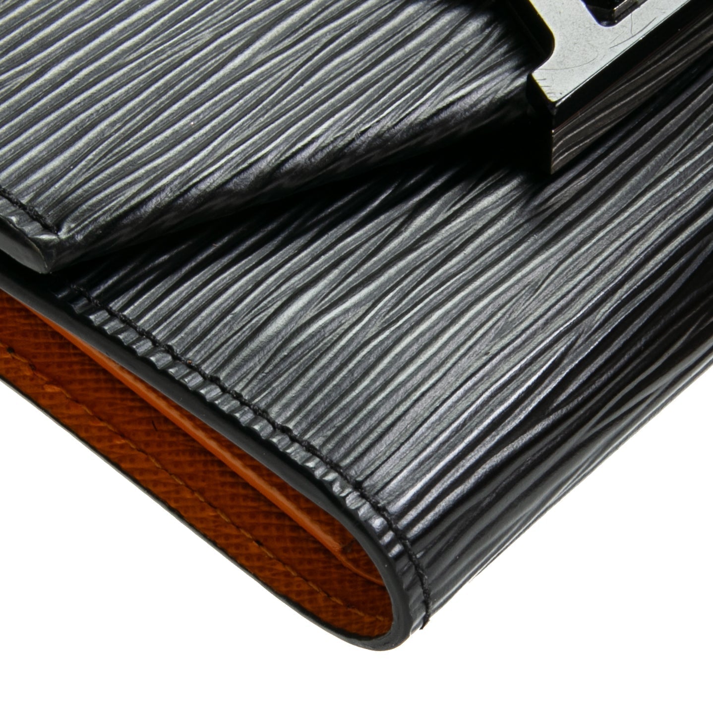 Louis Vuitton Epi Grenelle Compact Portemonnee Zwart