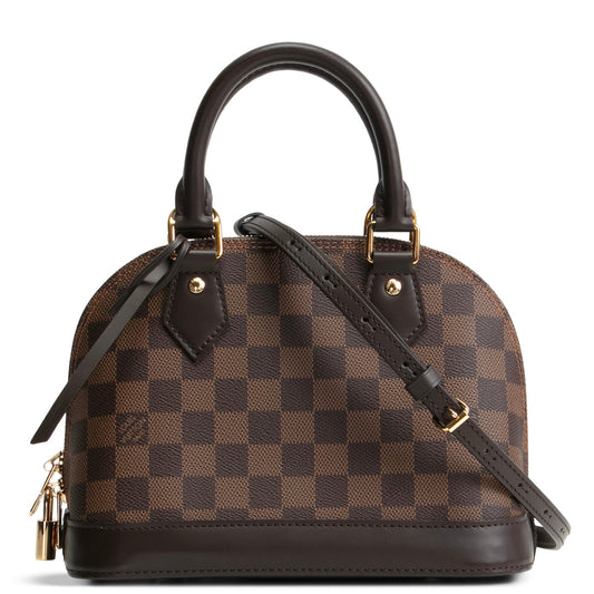 LOUIS VUITTON Damier Ebene Alma BB