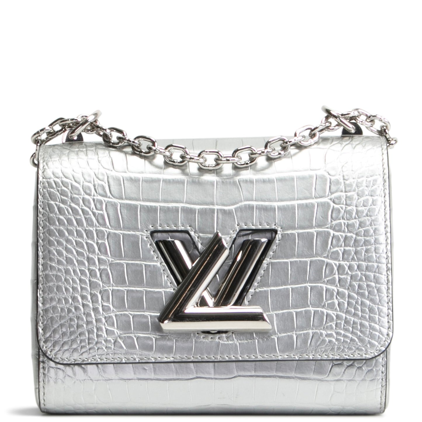 LOUIS VUITTON Crocodile Twist PM - Zilver