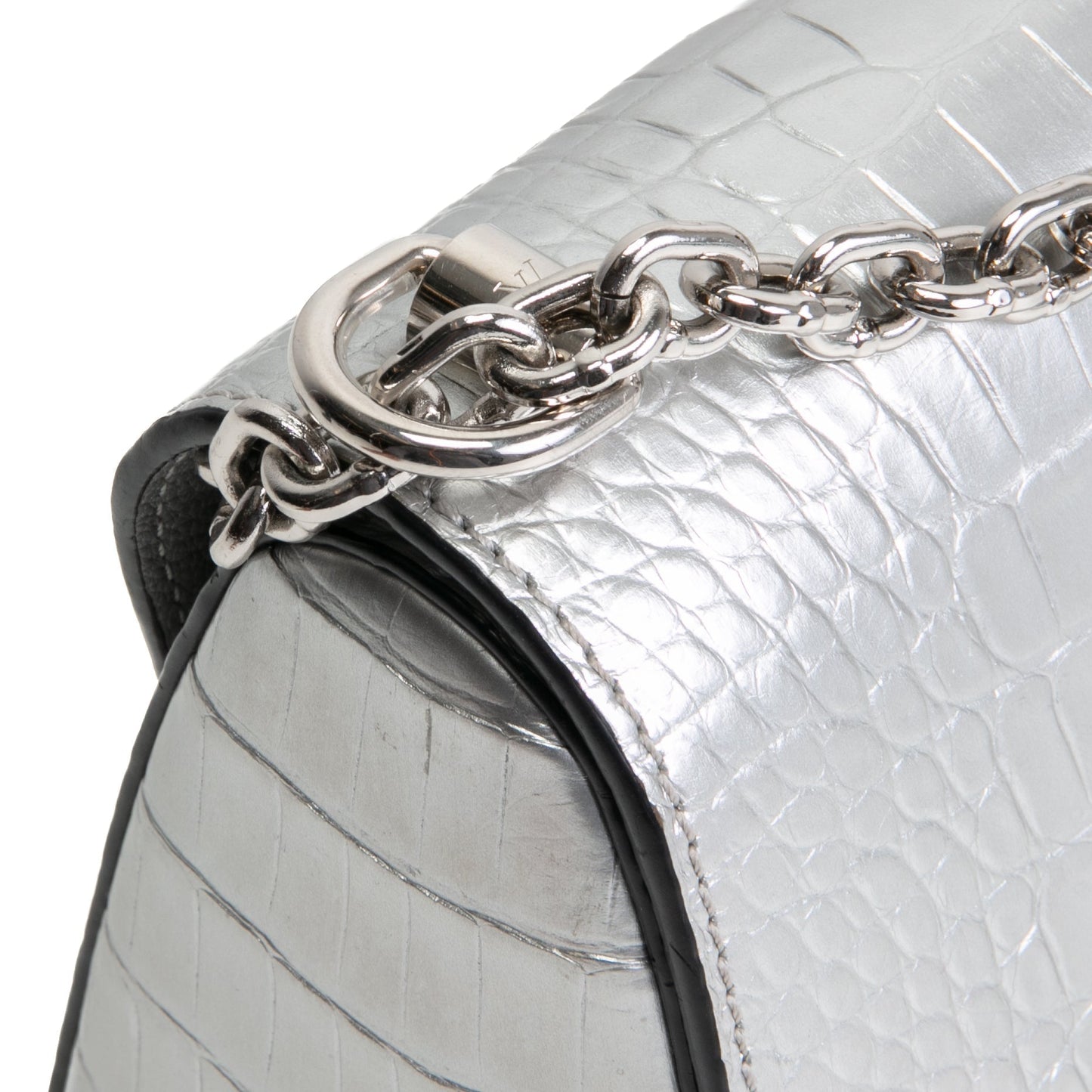 LOUIS VUITTON Crocodile Twist PM - Zilver