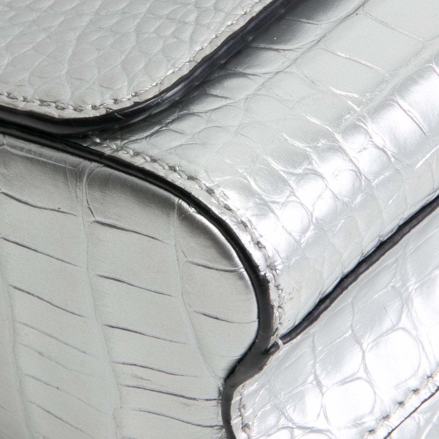 LOUIS VUITTON Crocodile Twist PM - Zilver