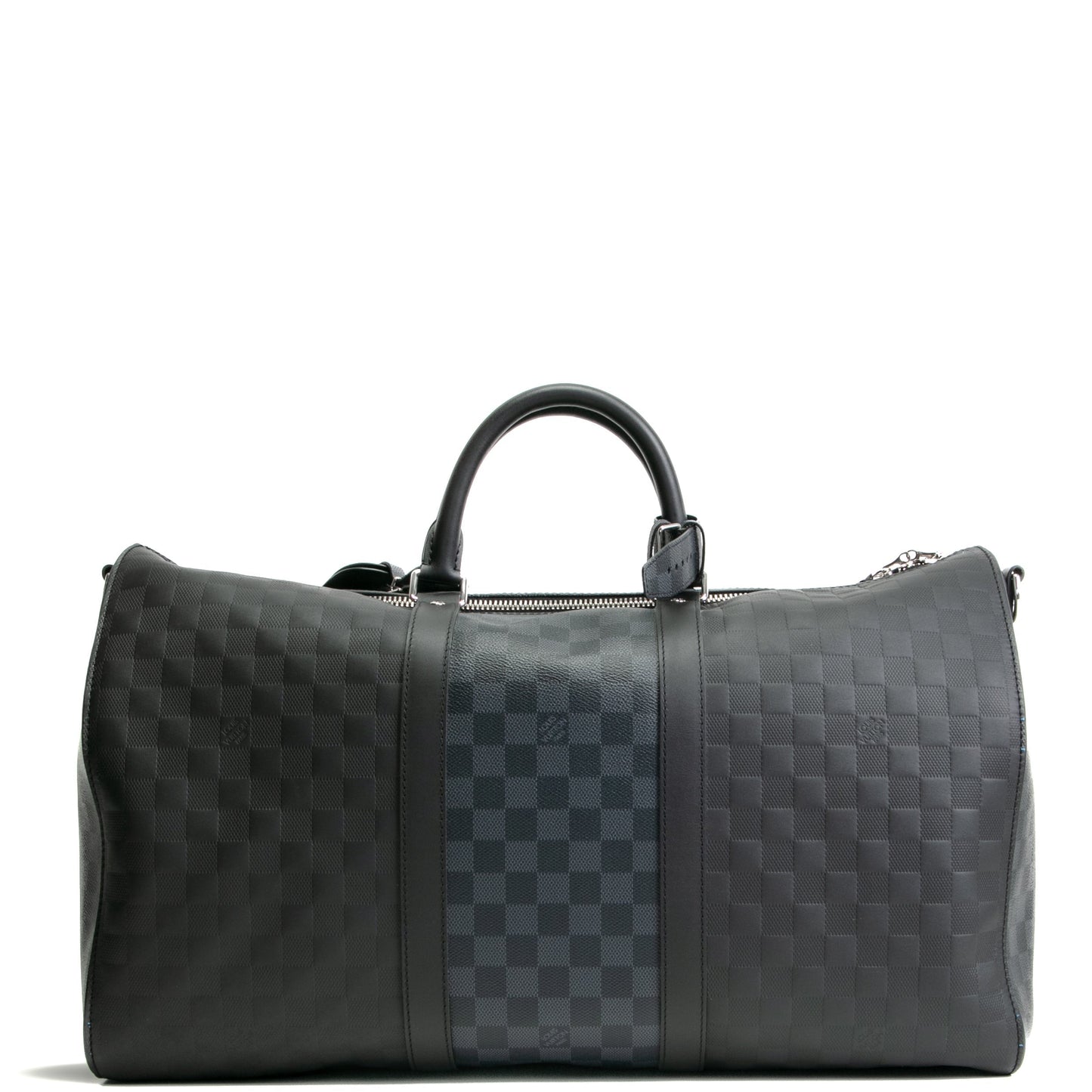 LOUIS VUITTON Limited Edition Infini/Damier Graphite Keepall Bandouliere 50
