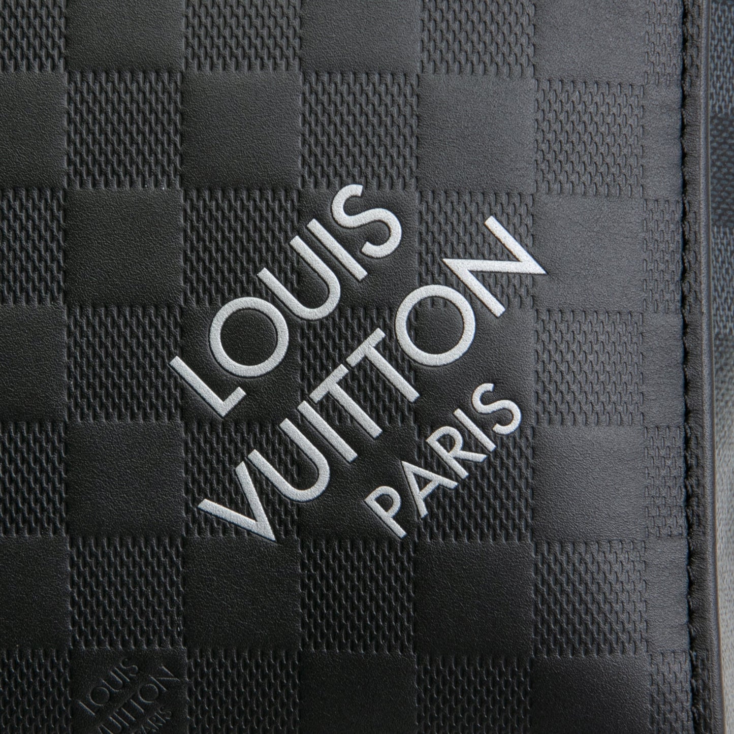 LOUIS VUITTON Limited Edition Infini/Damier Graphite Keepall Bandouliere 50