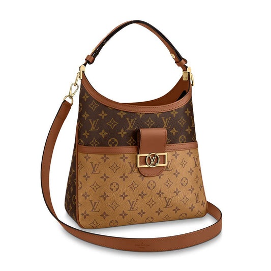 Louis Vuitton Dauphine MM Hobo Tas
