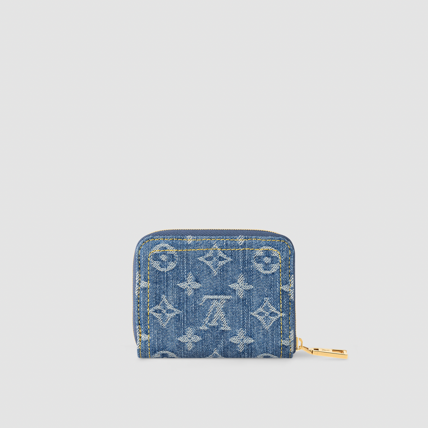 Louis Vuitton Denim Blauw Zippy Coin Purse M82957