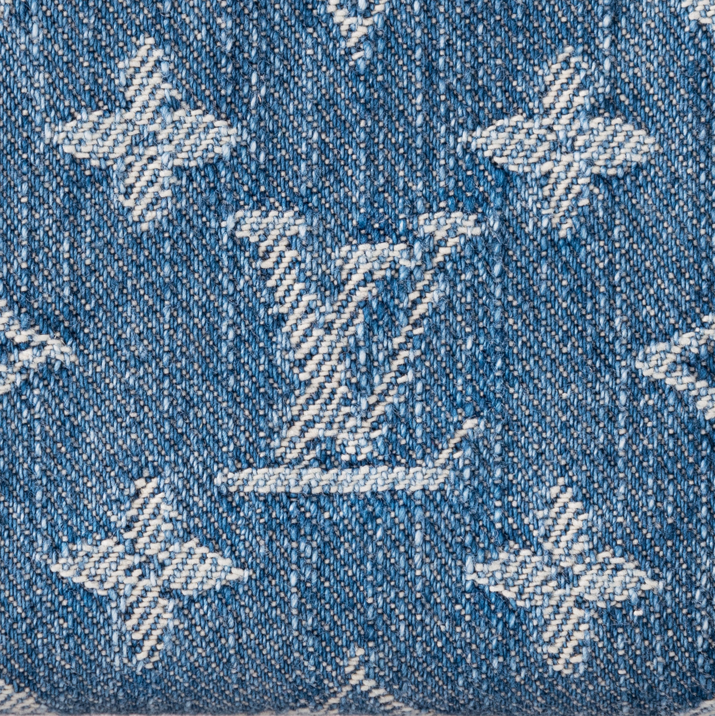 Louis Vuitton Denim Blauw Zippy Coin Purse M82957