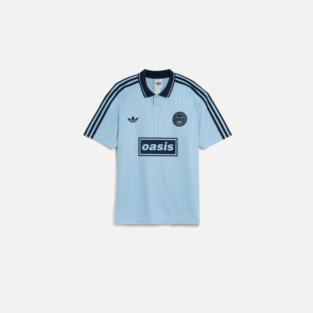 Adidas x Oasis Tour Jacquard Jersey Blue