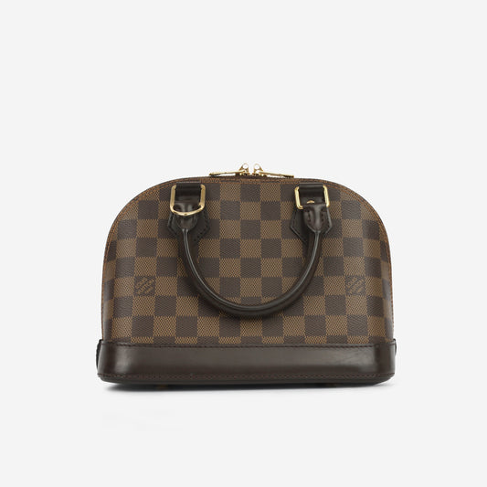 Louis Vuitton Alma BB Damier Ebene Tas
