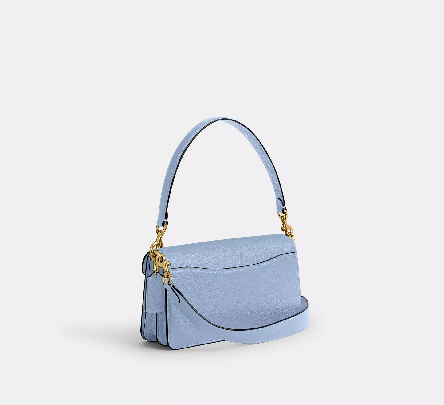 Tabby Shoulder Bag 26 - Brass/Bluebell