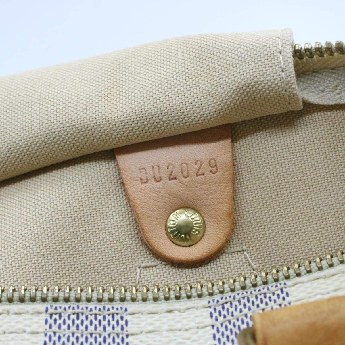 LOUIS VUITTON Damier Azur Speedy 30 Hand Tas LV DU2029