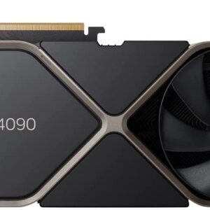 NVIDIA GeForce RTX 4090 Founders Edition Graphics Card 24GB GDDR6X - Titanium and Black