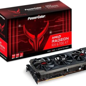 PowerColor Red Devil AMD Radeon RX 6700 XT Gaming Graphics Card with 12GB GDDR6 Memory, Powered by AMD RDNA 2, Raytracing, PCI Express 4.0, HDMI 2.1, AMD Infinity Cache